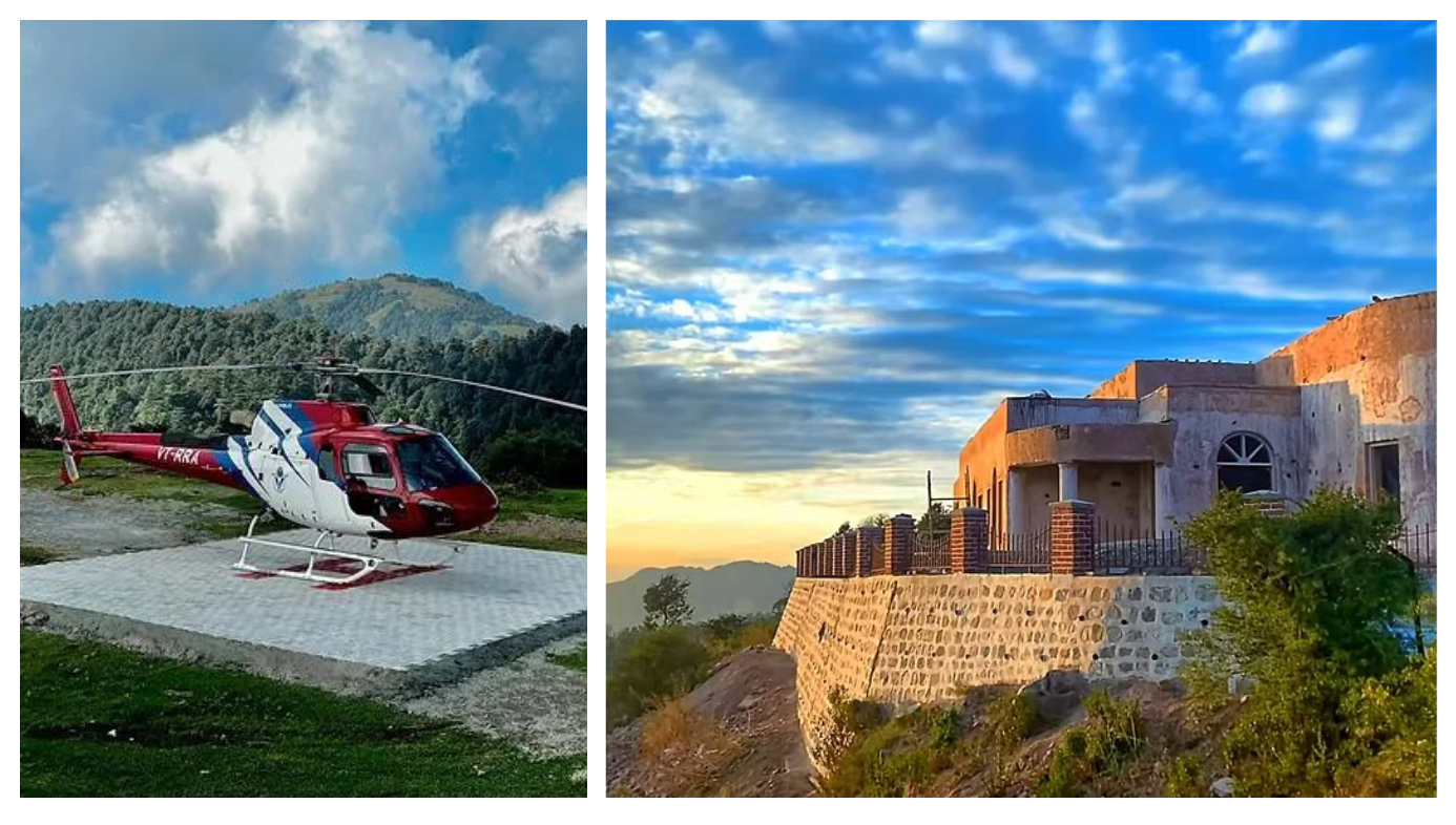 Heli services from dun to george everest